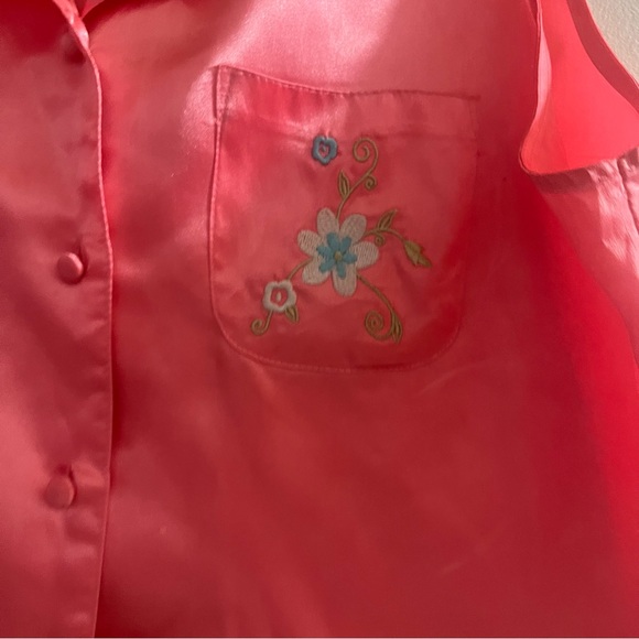 VINTAGE Classic Satin Pajama Short Set - Picture 4 of 10